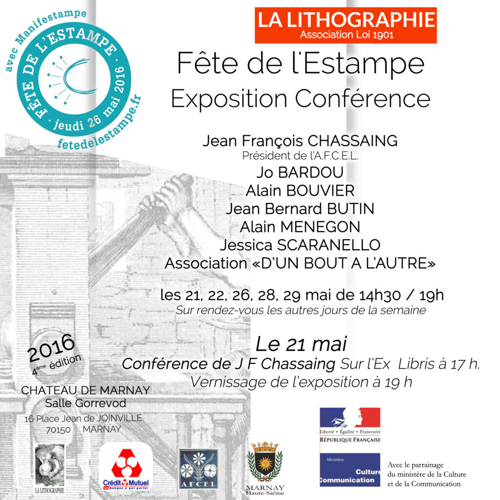 Fête de l'Estampe à Marany: affiche Web annonce web 3